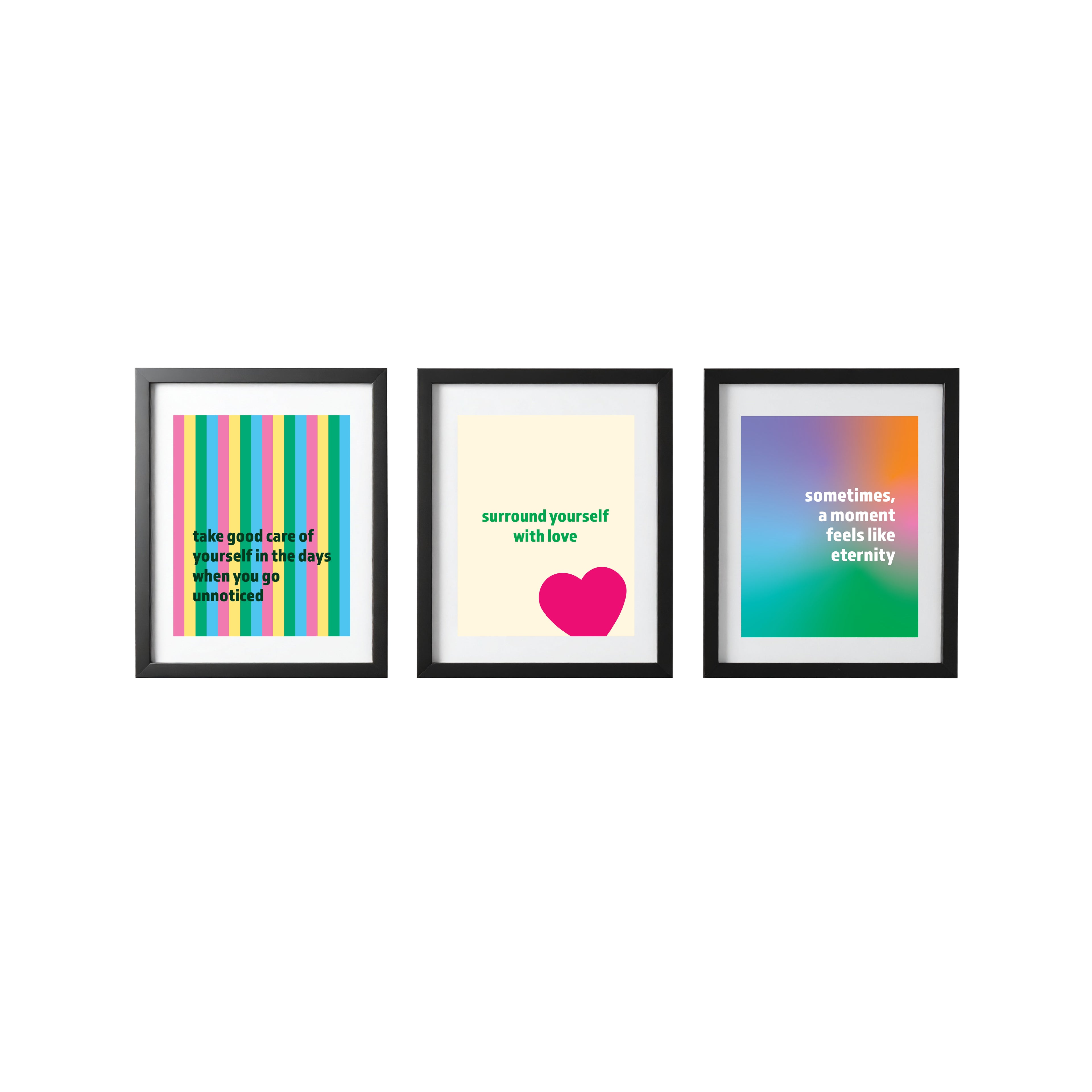 For the Tender Days | Set of 3 Unframed 8 × 10 Inch Art Prints