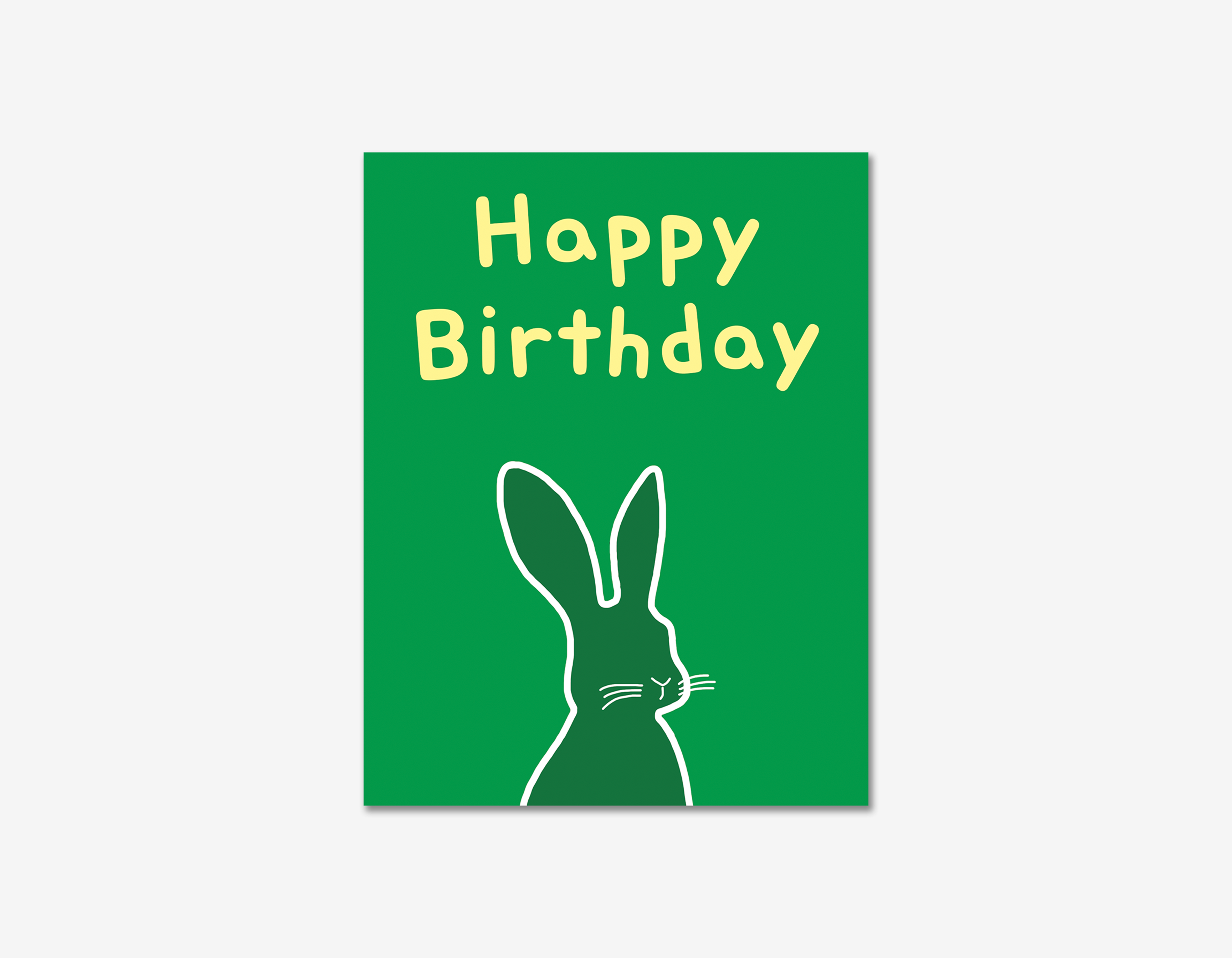 Charming Rabbit Birthday Greeting Card