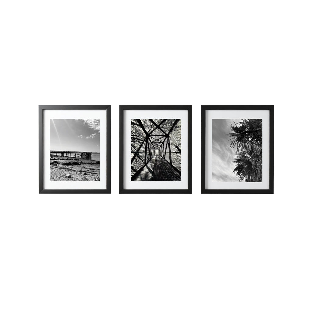 In Black & White | Set of 3 Unframed 8 × 10 Inch Art Prints