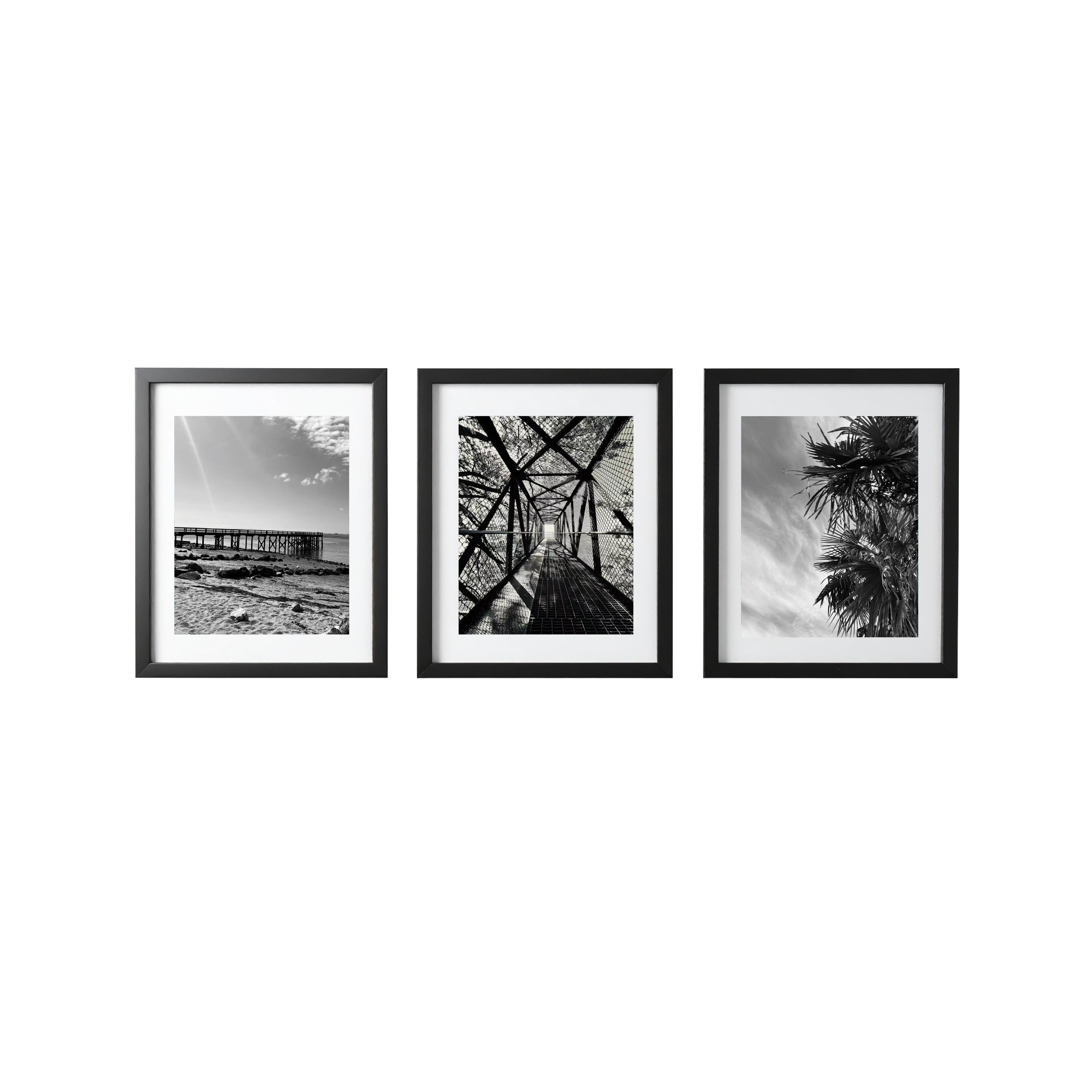 In Black & White | Set of 3 Unframed 8 × 10 Inch Art Prints