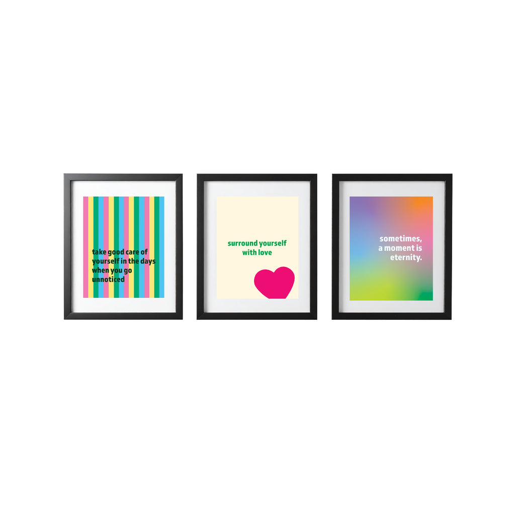 For the Tender Days | Set of 3 Unframed 8 × 10 Inch Art Prints
