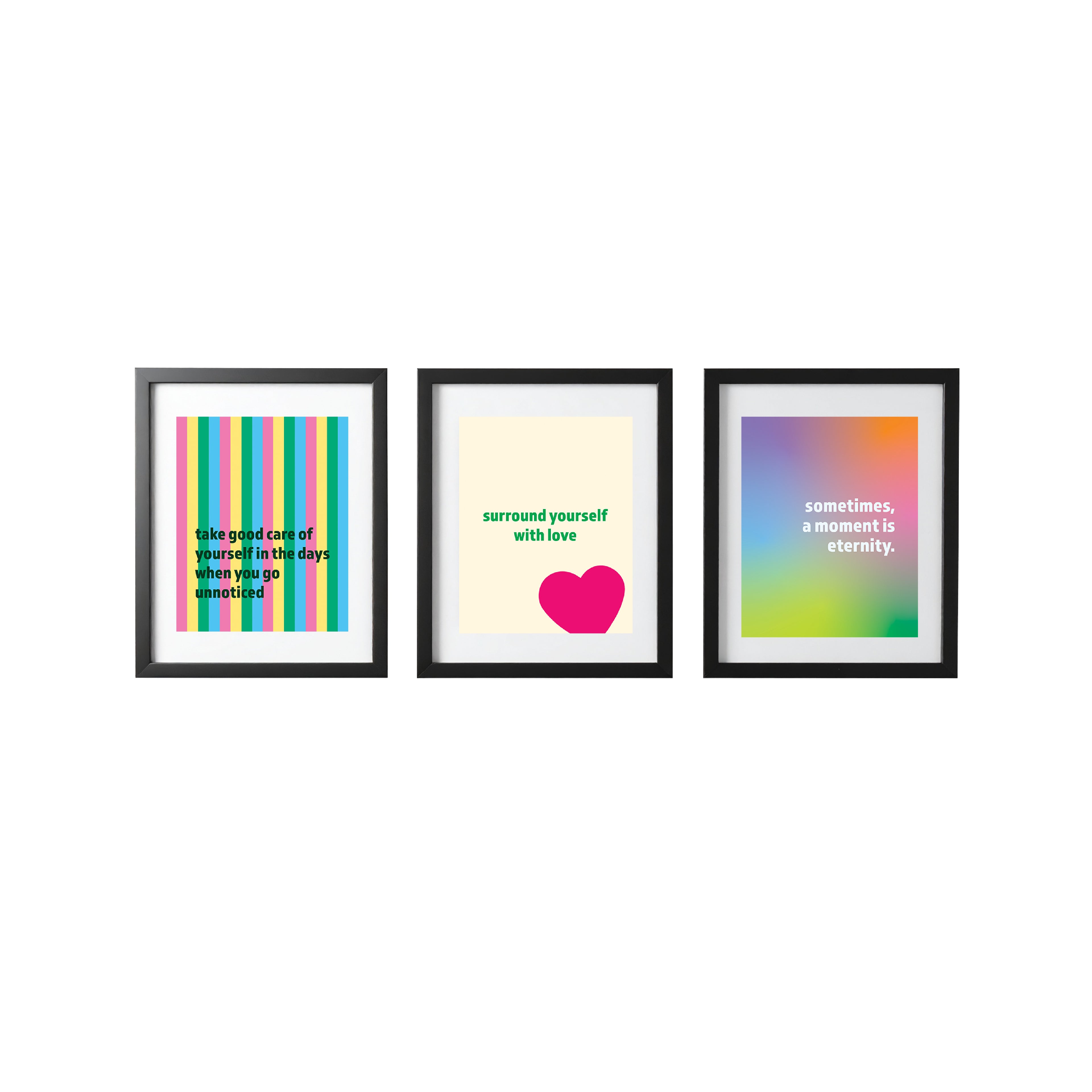 For the Tender Days | Set of 3 Unframed 8 × 10 Inch Art Prints