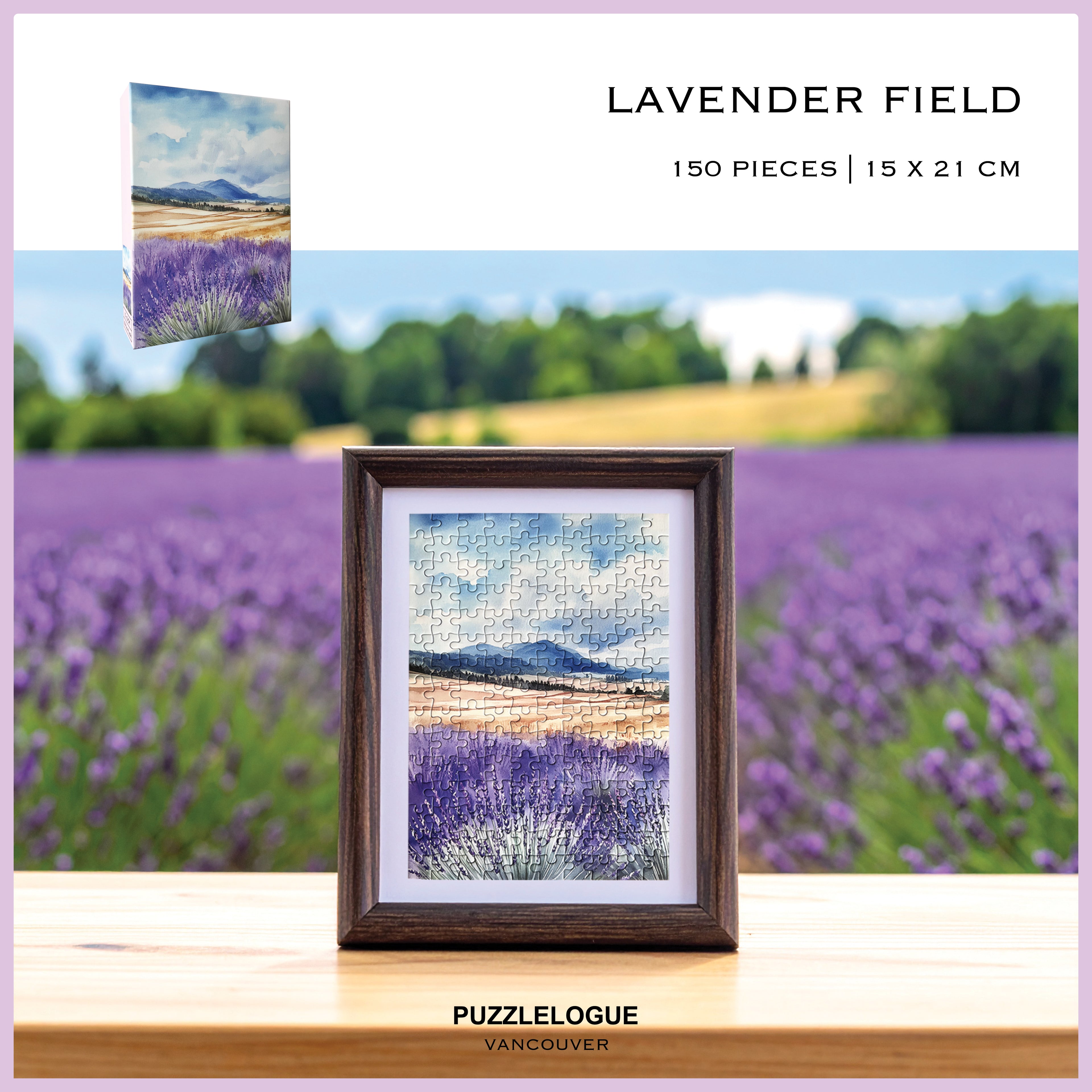 Lavender Field | 150-Piece Jigsaw Puzzle