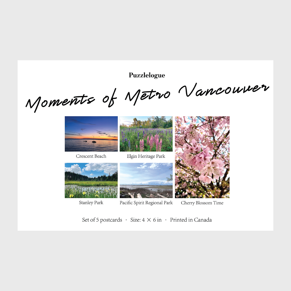 Moments of Metro Vancouver – Set of 5 Postcards