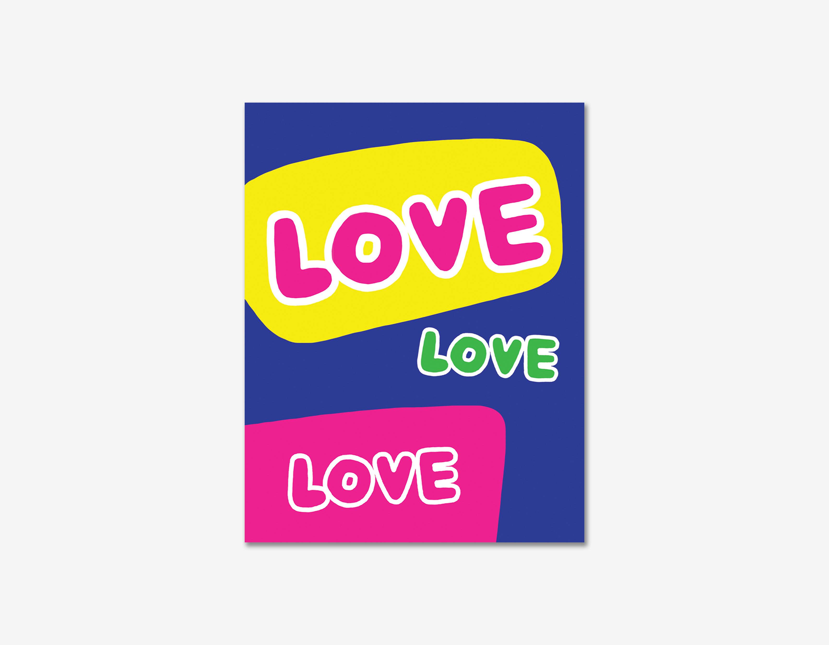 Triple Love Note Card