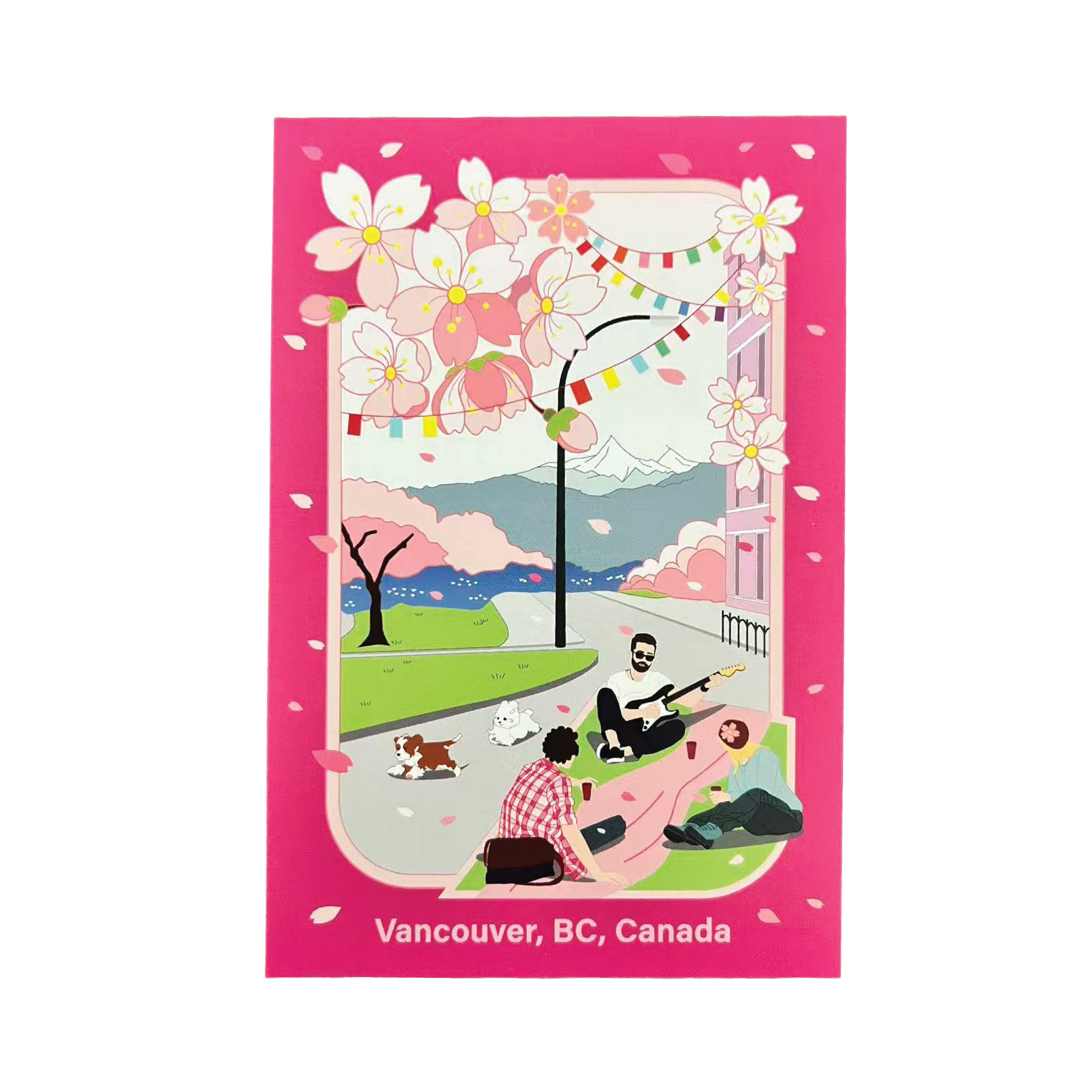 Cherry Blossoms in Vancouver | Postcard