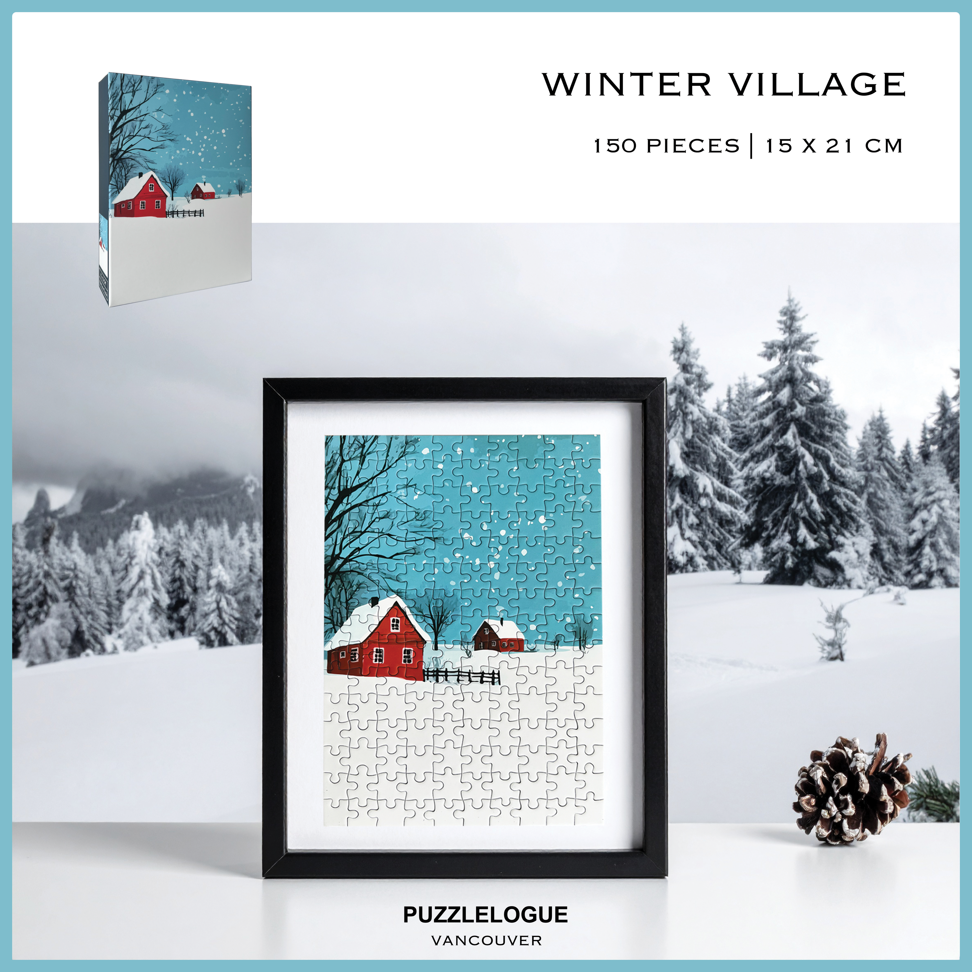 Winter Village | 150-Piece Jigsaw Puzzle